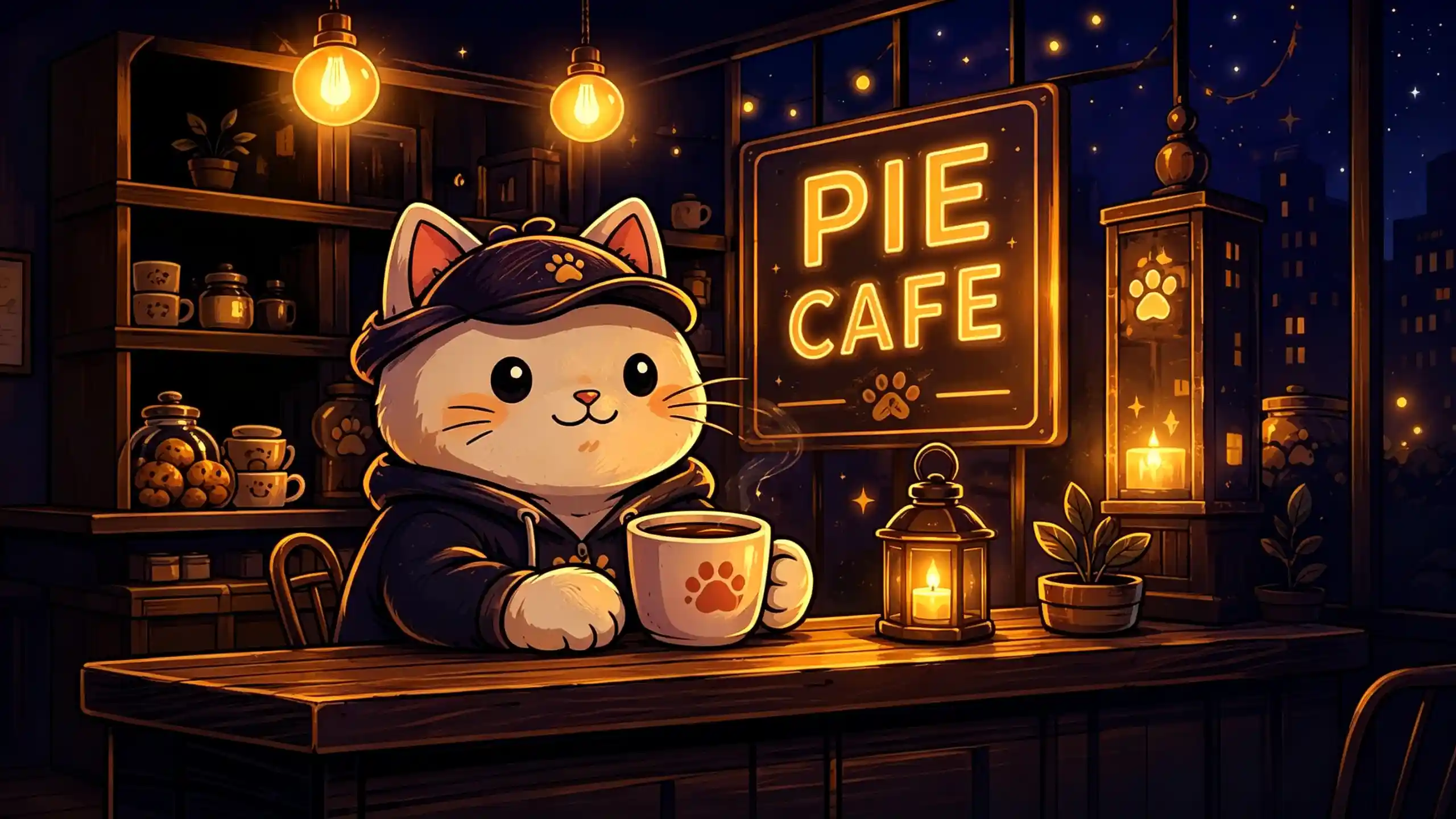 Pie Cafe campaign artwork